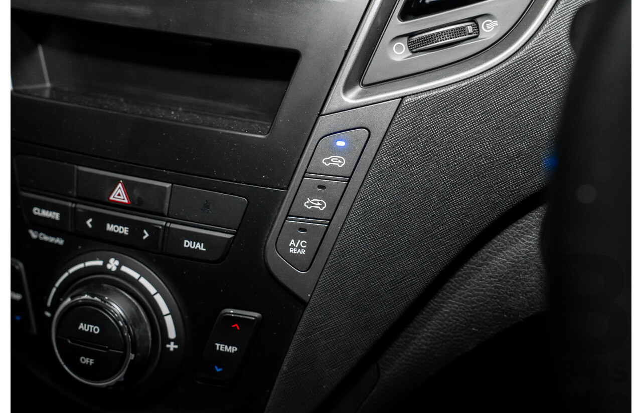 12/2015 Hyundai Santa Fe Elite CRDi (4x4) DM MY15 4d Wagon Sleek Silver Metallic Turbo Diesel 2.2L