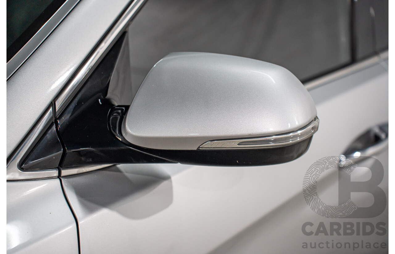 12/2015 Hyundai Santa Fe Elite CRDi (4x4) DM MY15 4d Wagon Sleek Silver Metallic Turbo Diesel 2.2L