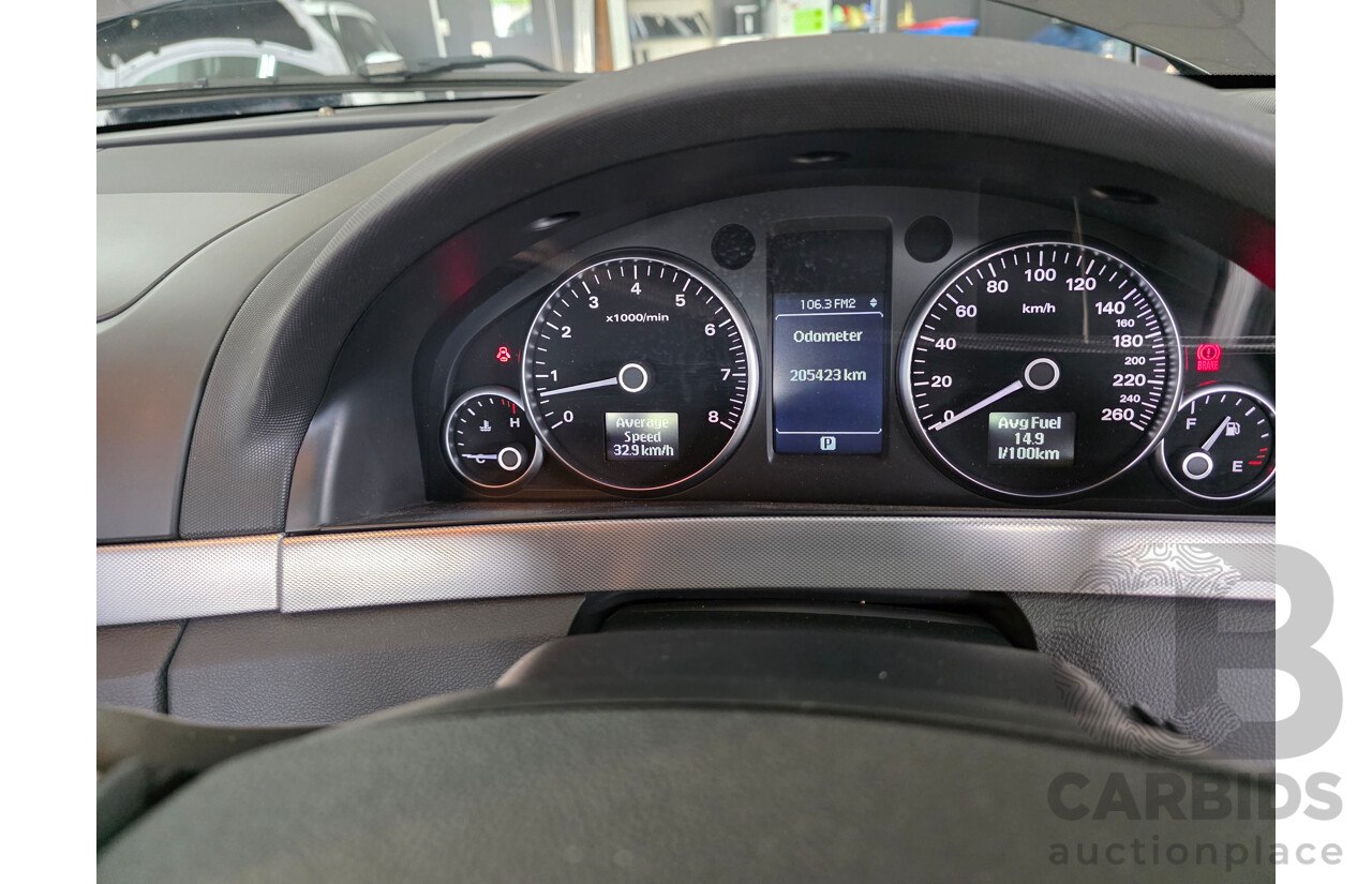 07/2007 Holden Calais V VE 4D Sedan Black 3.6L