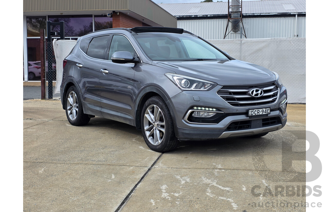 11/2015 Hyundai Santa Fe Highlander CRDi (4x4) DM SERIES II (DM3) 4d Wagon Silver Turbo Diesel 2.2L
