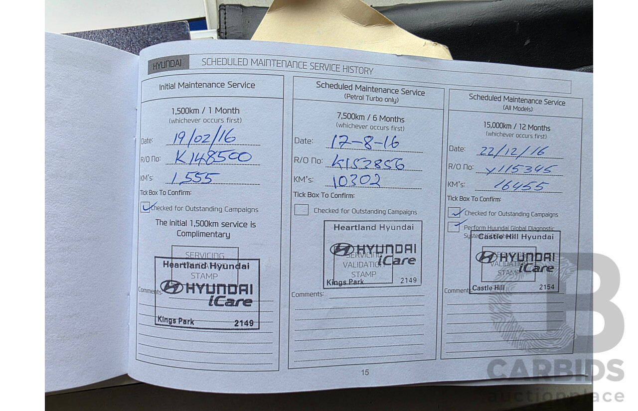 11/2015 Hyundai Santa Fe Highlander CRDi (4x4) DM SERIES II (DM3) 4d Wagon Silver Turbo Diesel 2.2L