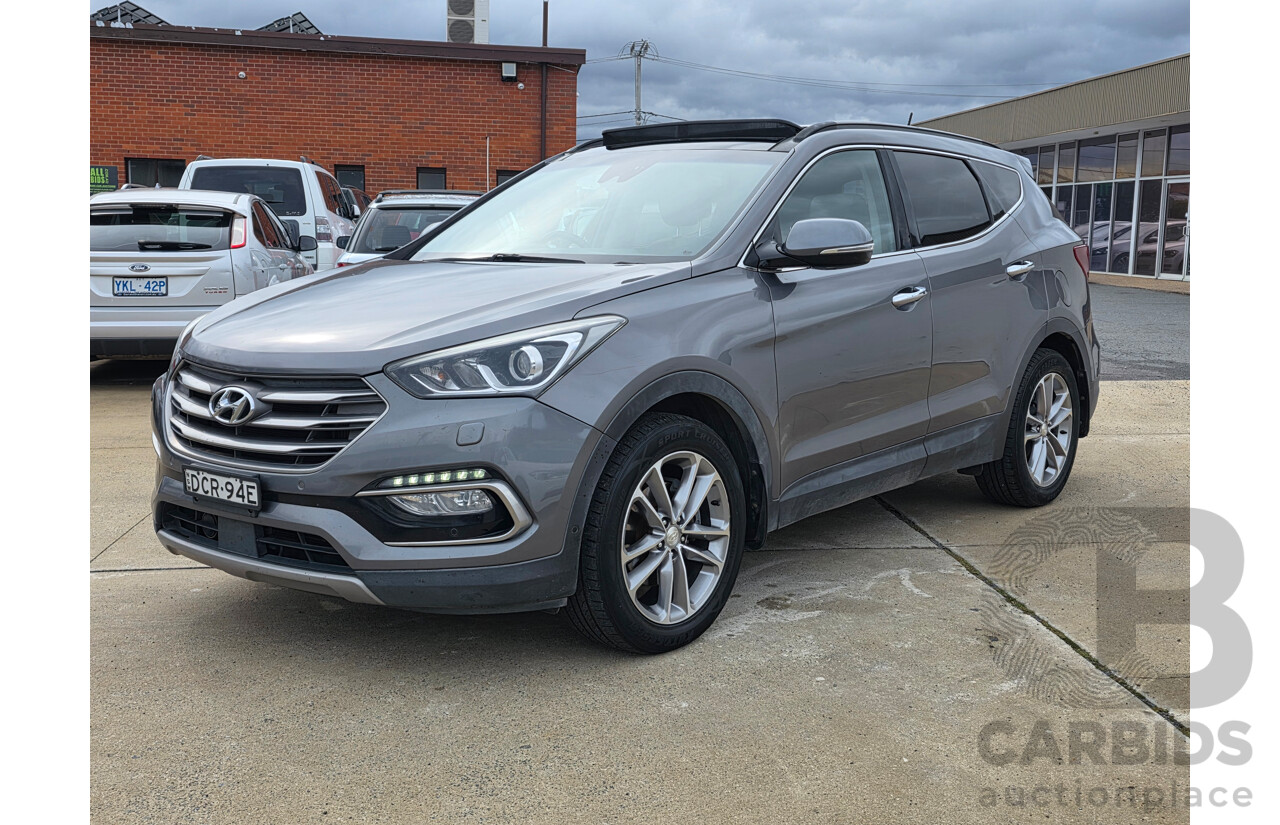 11/2015 Hyundai Santa Fe Highlander CRDi (4x4) DM SERIES II (DM3) 4d Wagon Silver Turbo Diesel 2.2L