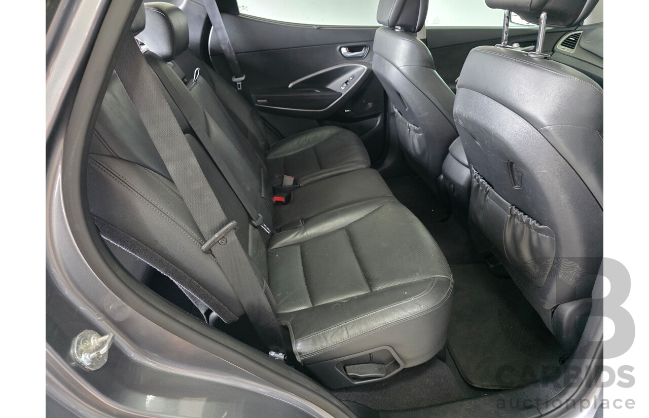 11/2015 Hyundai Santa Fe Highlander CRDi (4x4) DM SERIES II (DM3) 4d Wagon Silver Turbo Diesel 2.2L