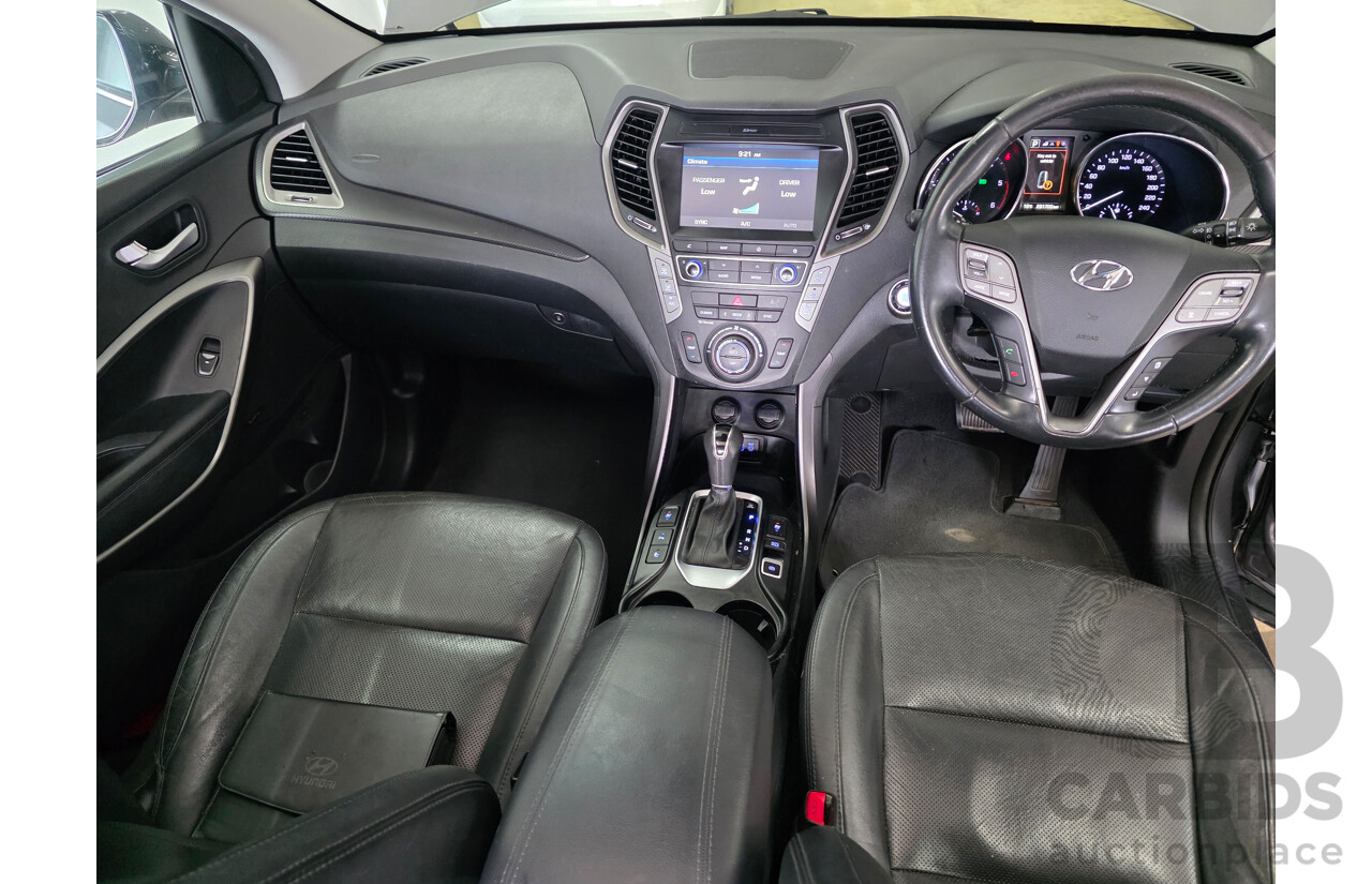 11/2015 Hyundai Santa Fe Highlander CRDi (4x4) DM SERIES II (DM3) 4d Wagon Silver Turbo Diesel 2.2L