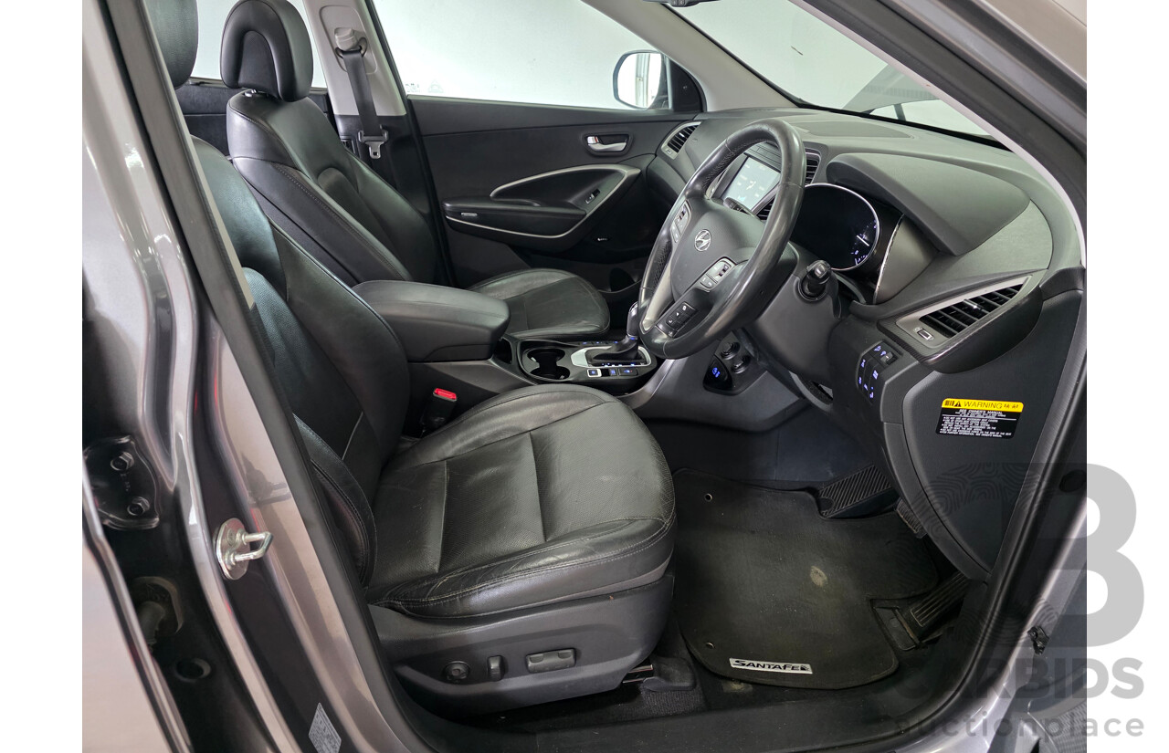 11/2015 Hyundai Santa Fe Highlander CRDi (4x4) DM SERIES II (DM3) 4d Wagon Silver Turbo Diesel 2.2L