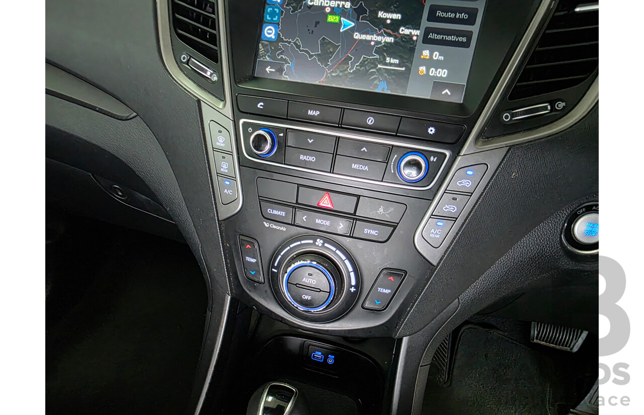 11/2015 Hyundai Santa Fe Highlander CRDi (4x4) DM SERIES II (DM3) 4d Wagon Silver Turbo Diesel 2.2L