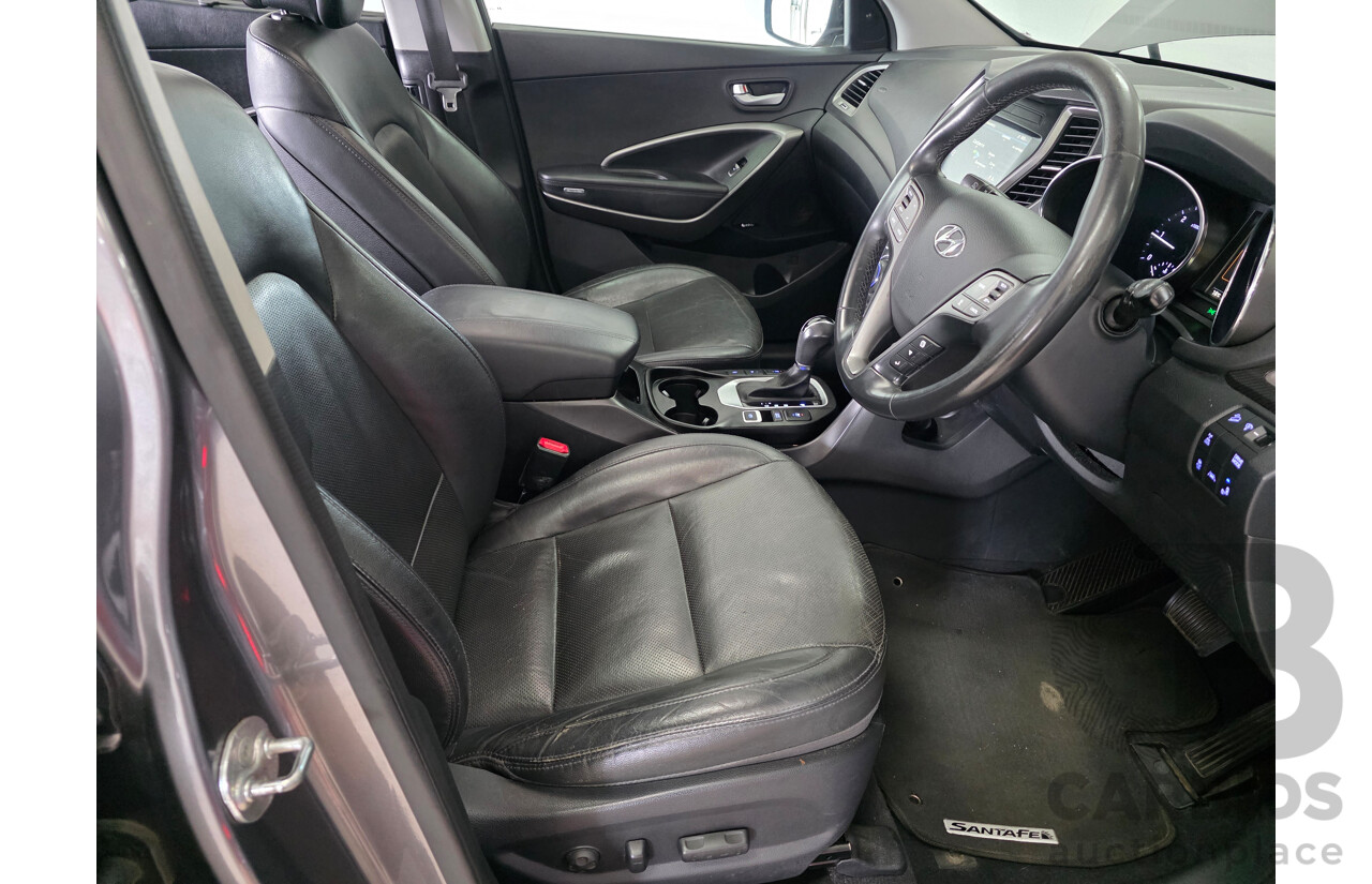 11/2015 Hyundai Santa Fe Highlander CRDi (4x4) DM SERIES II (DM3) 4d Wagon Silver Turbo Diesel 2.2L