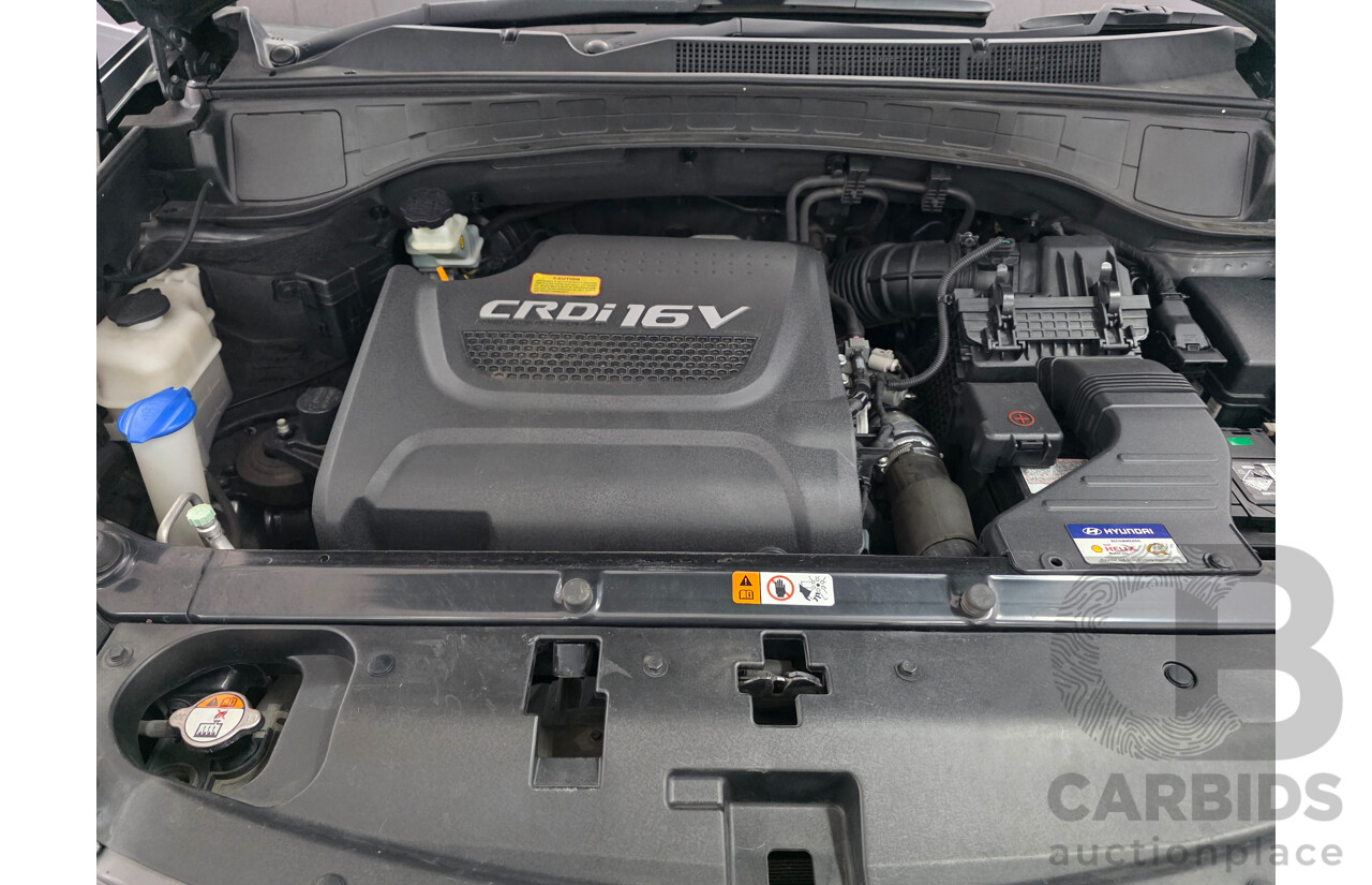 11/2015 Hyundai Santa Fe Highlander CRDi (4x4) DM SERIES II (DM3) 4d Wagon Silver Turbo Diesel 2.2L