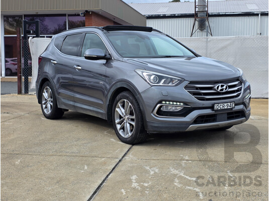 11/2015 Hyundai Santa Fe Highlander CRDi (4x4) DM SERIES II (DM3) 4d Wagon Silver Turbo Diesel 2.2L