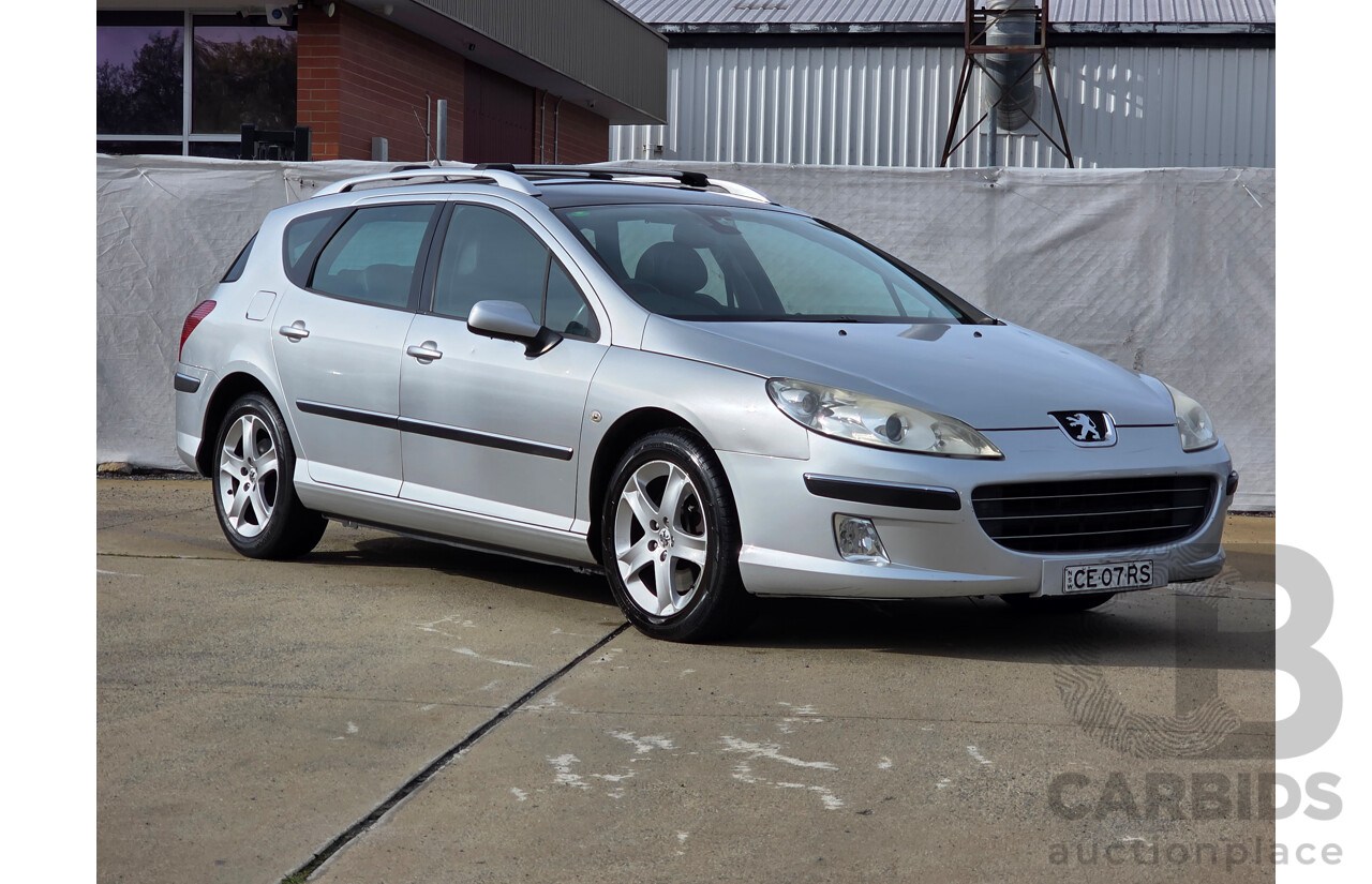 01/2007 Peugeot 407 ST Touring Executive 4D Wagon Silver 2.2L