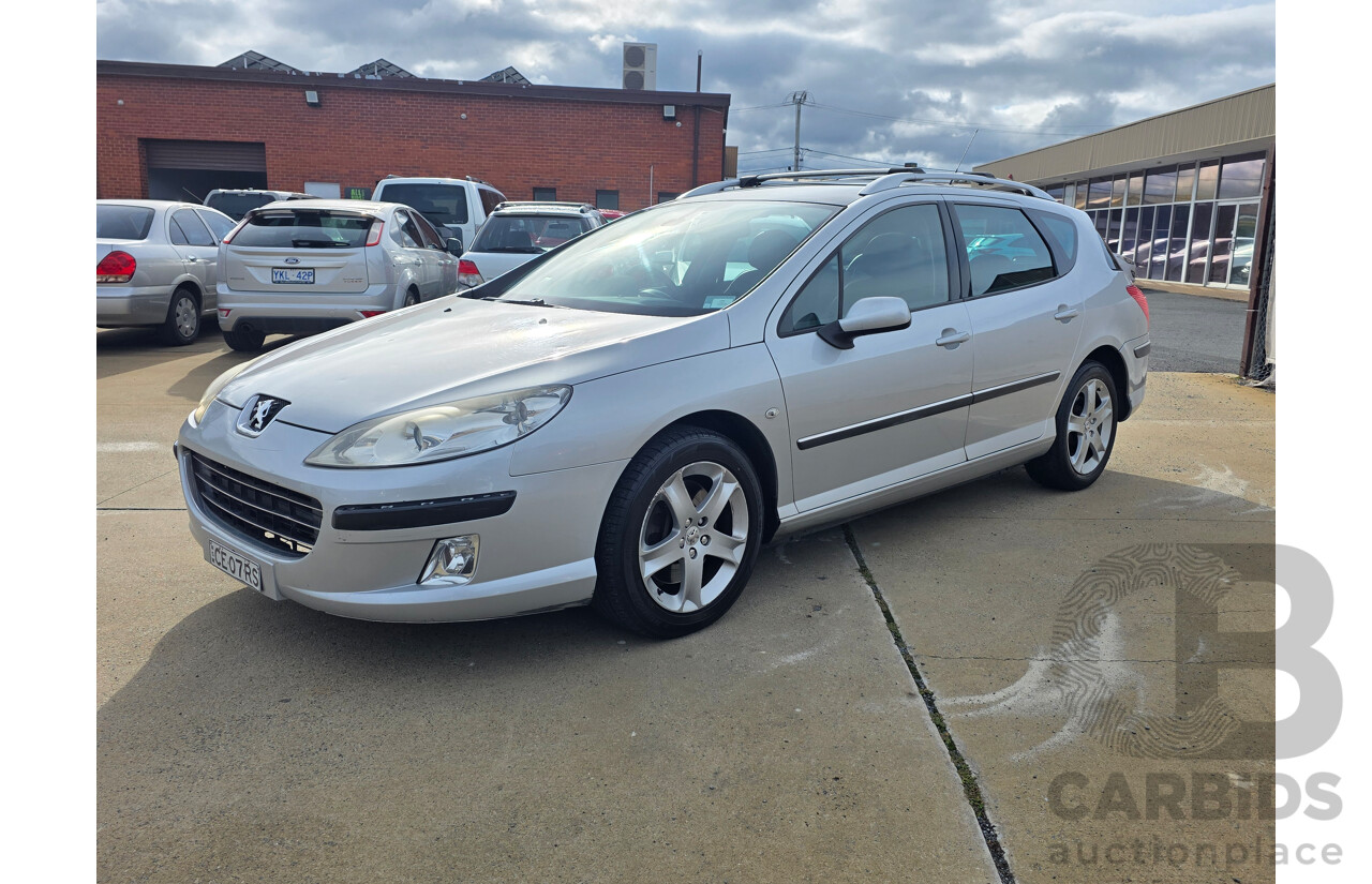 01/2007 Peugeot 407 ST Touring Executive 4D Wagon Silver 2.2L