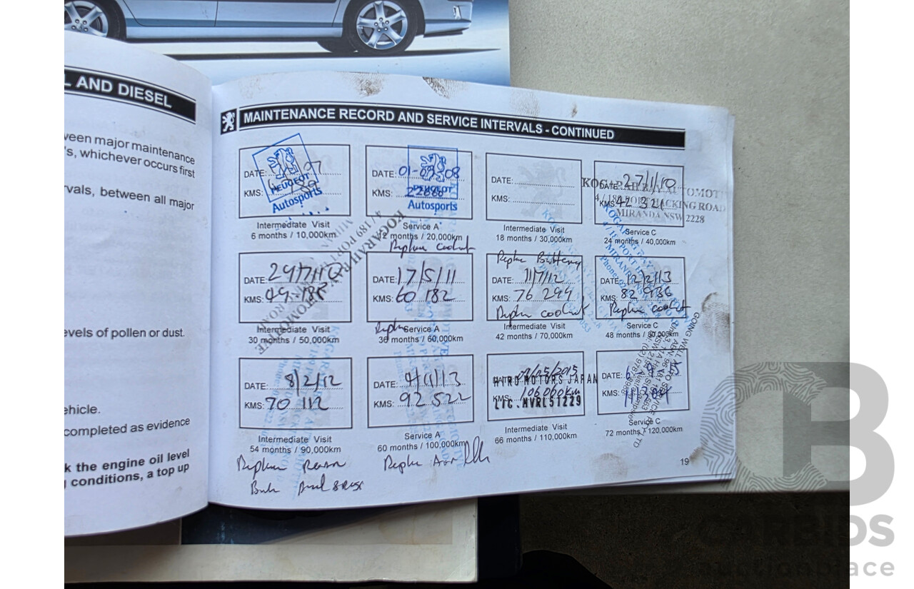 01/2007 Peugeot 407 ST Touring Executive  4D Wagon Silver 2.2L