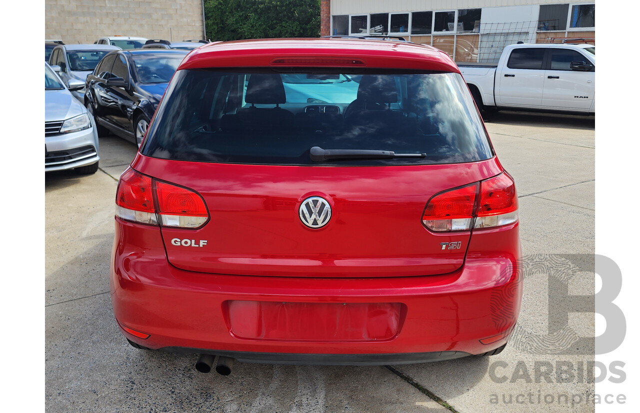 12/2010 Volkswagen Golf 118 TSI Comfortline 1K MY11 5d Hatchback Red 1.4L