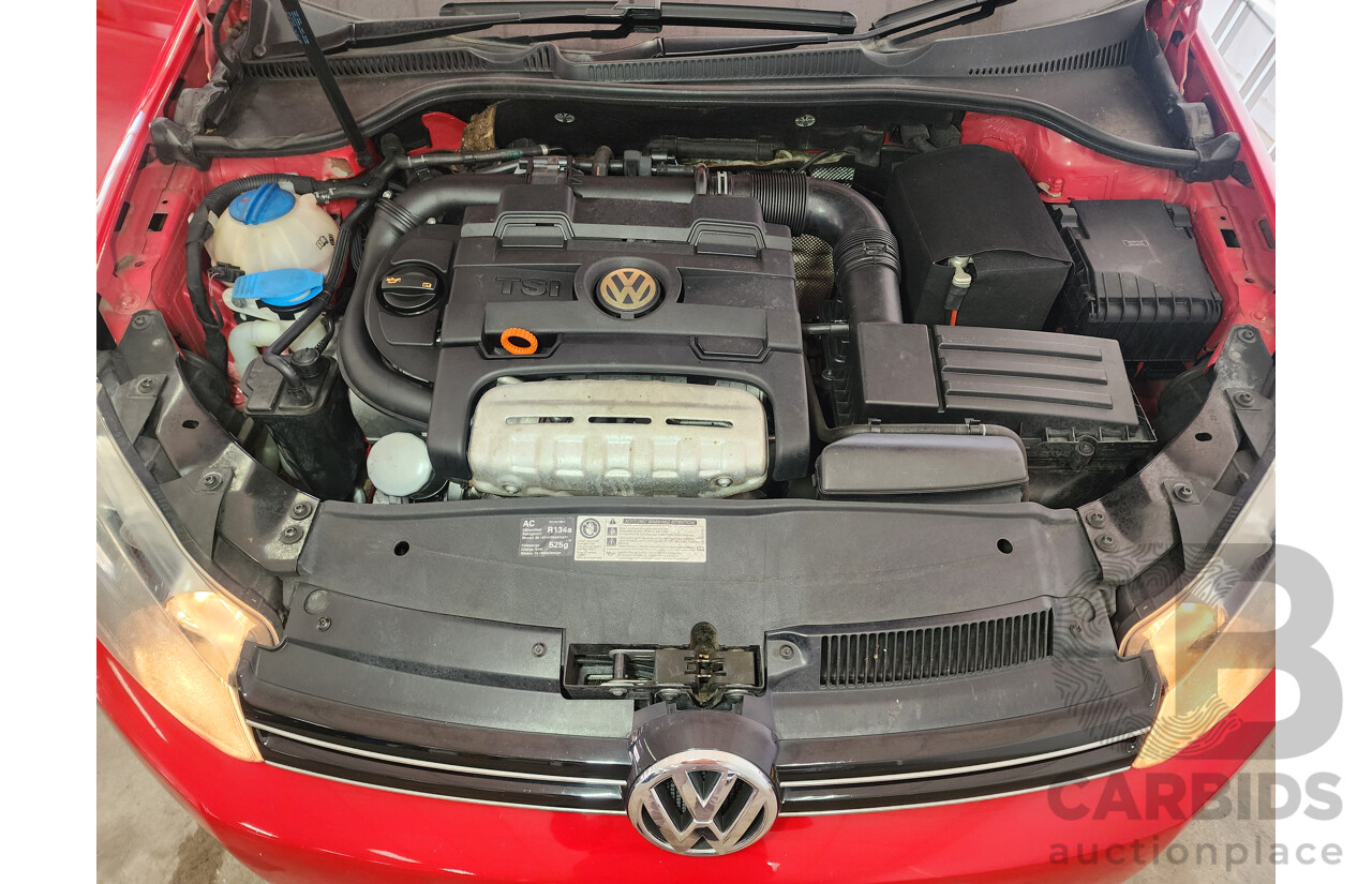 12/2010 Volkswagen Golf 118 TSI Comfortline 1K MY11 5d Hatchback Red 1.4L