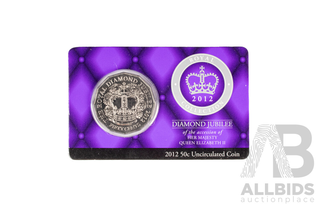 Australian 2012 Fifty Cent, QE2 Diamond Jubilee