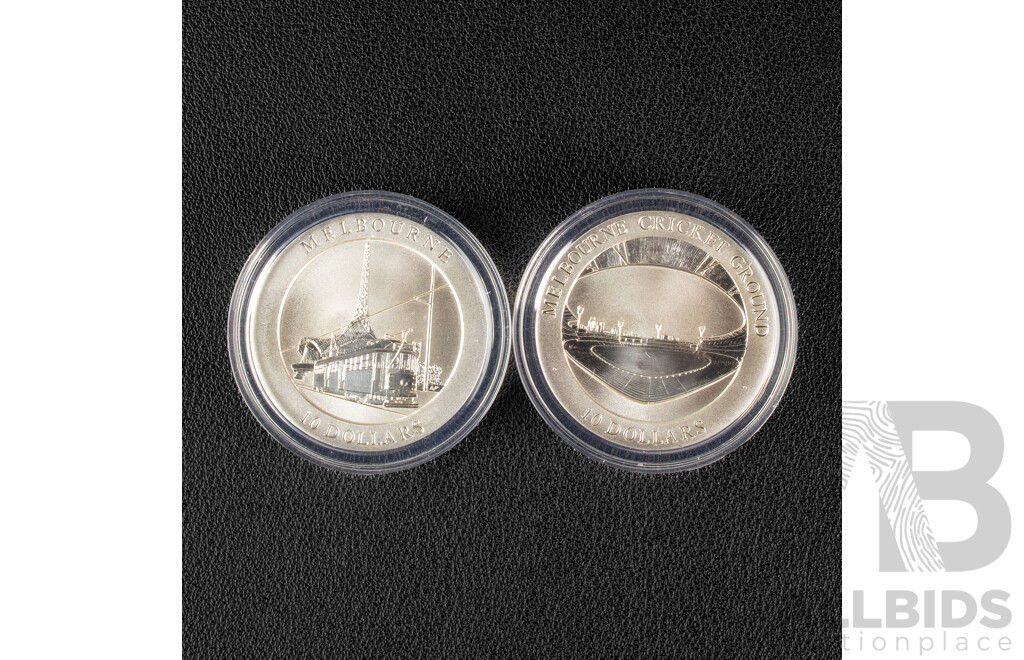 Australian 1998 silver Ten Dollar Coins coins, Melbourne .925