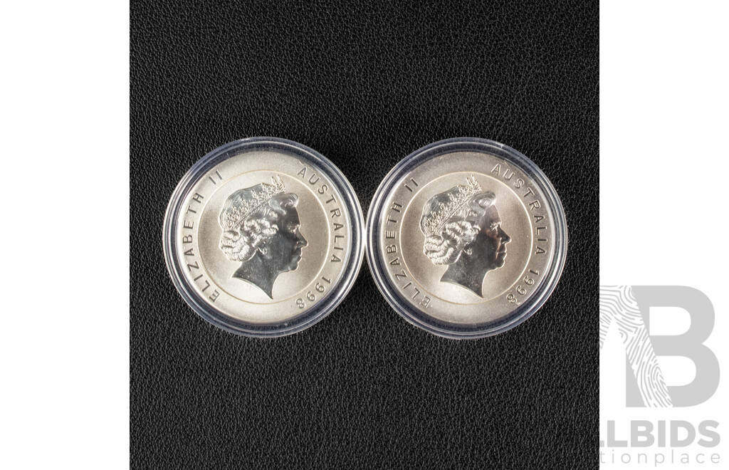 Australian 1998 silver Ten Dollar Coins coins, Melbourne .925