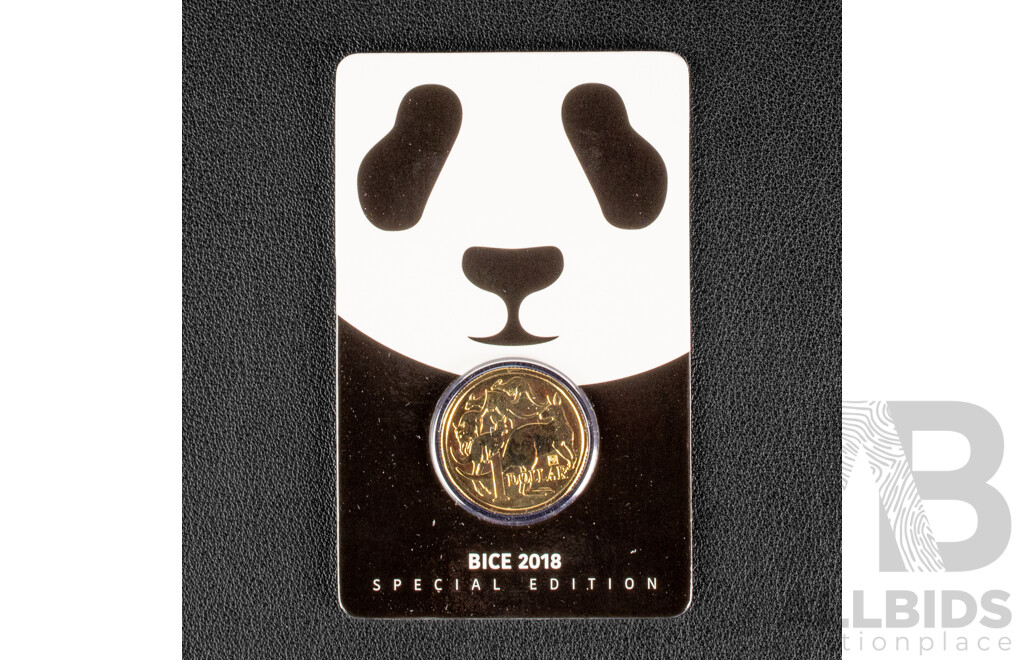 Australian 2018 One Dollar Coin, Beijing Coin Expo