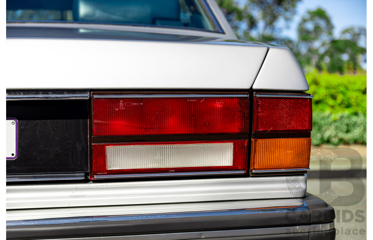 1984 Rolls-Royce Silver Spirit 4d Sedan Twin Carb V8 Georgian Silver Metallic V8 6.8L