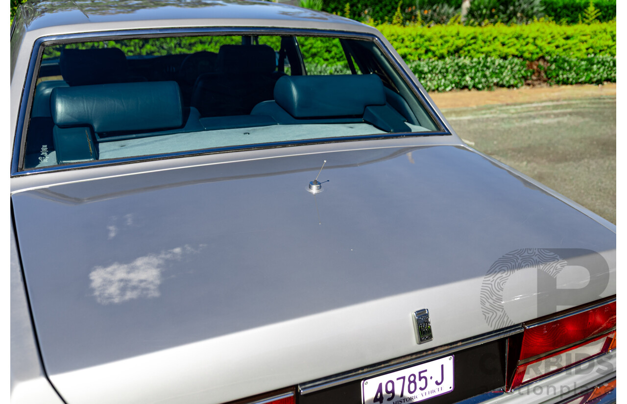 1984 Rolls-Royce Silver Spirit 4d Sedan Twin Carb V8 Georgian Silver Metallic V8 6.8L