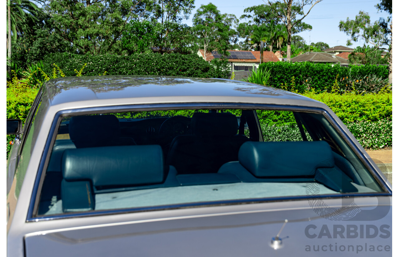 1984 Rolls-Royce Silver Spirit 4d Sedan Twin Carb V8 Georgian Silver Metallic V8 6.8L