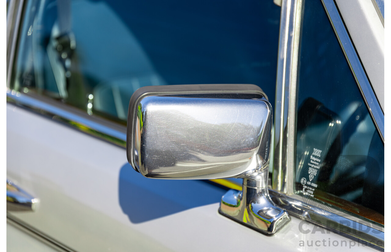 1984 Rolls-Royce Silver Spirit 4d Sedan Twin Carb V8 Georgian Silver Metallic V8 6.8L