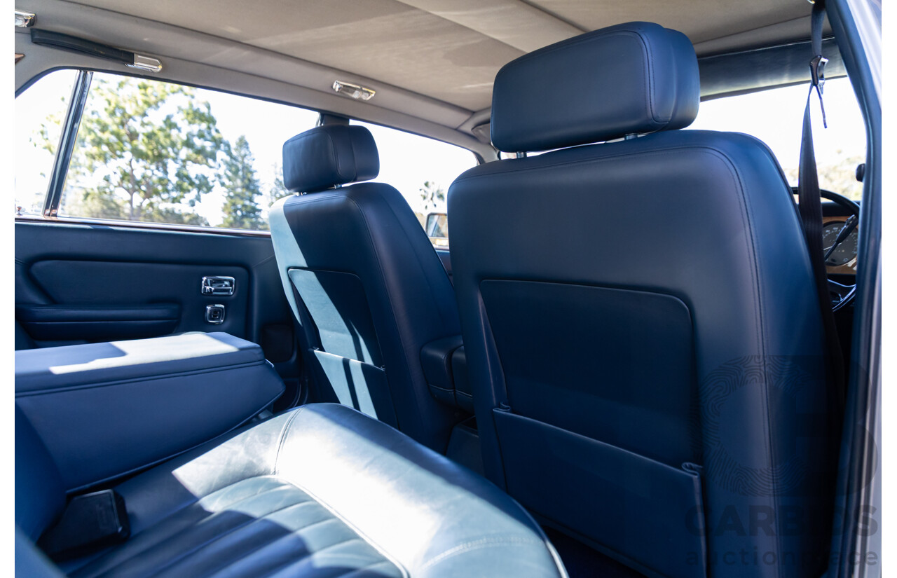 1984 Rolls-Royce Silver Spirit 4d Sedan Twin Carb V8 Georgian Silver Metallic V8 6.8L