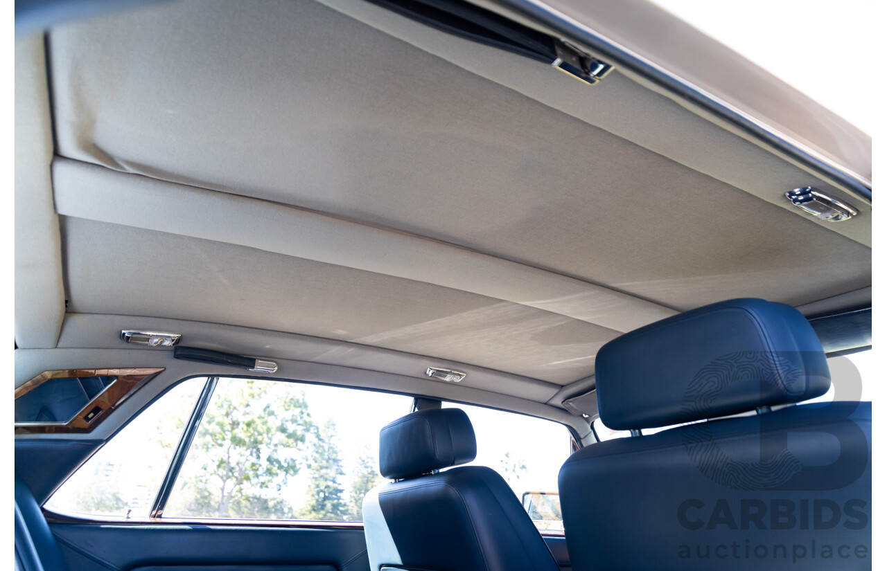 1984 Rolls-Royce Silver Spirit 4d Sedan Twin Carb V8 Georgian Silver Metallic V8 6.8L