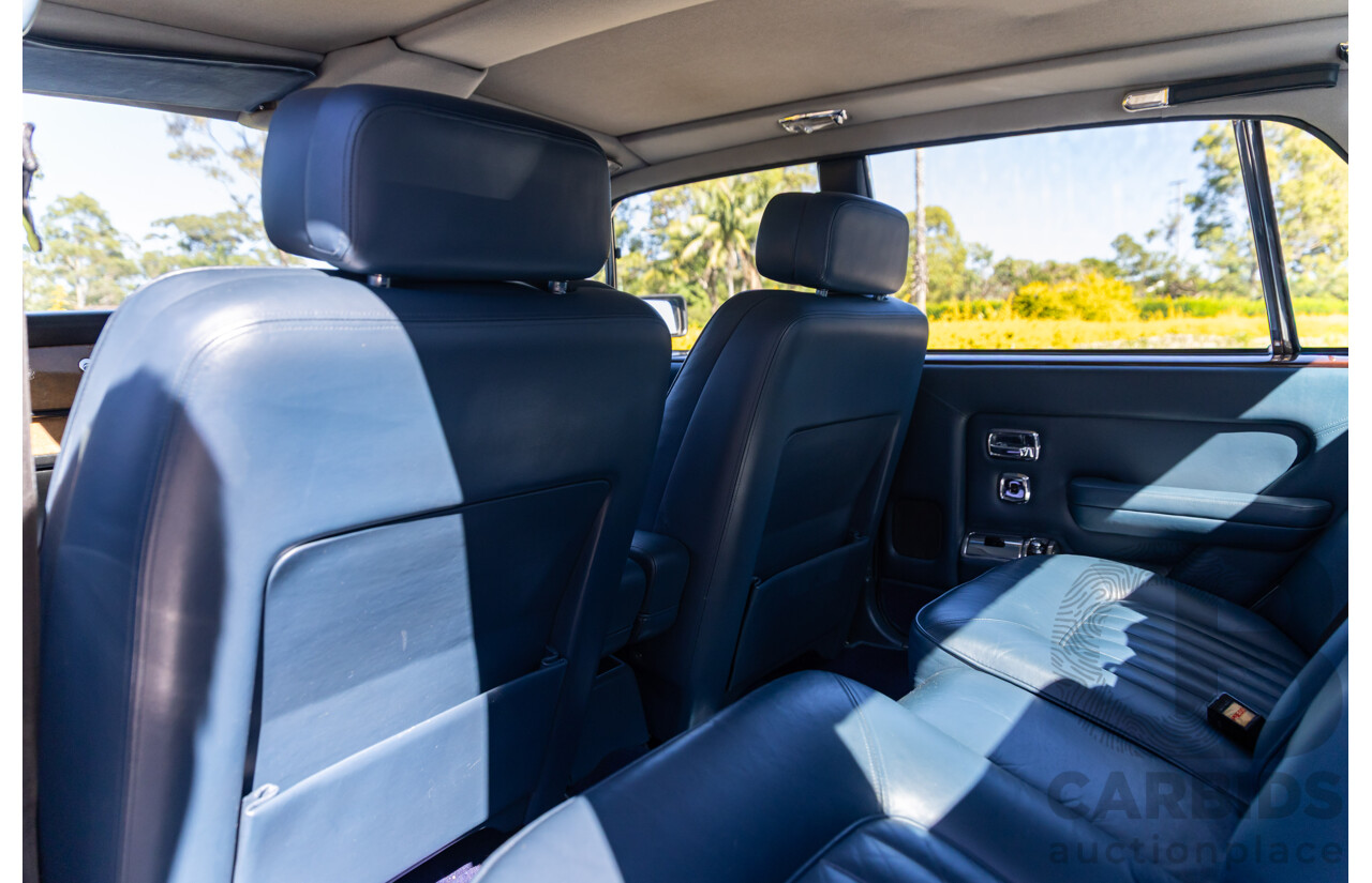 1984 Rolls-Royce Silver Spirit 4d Sedan Twin Carb V8 Georgian Silver Metallic V8 6.8L