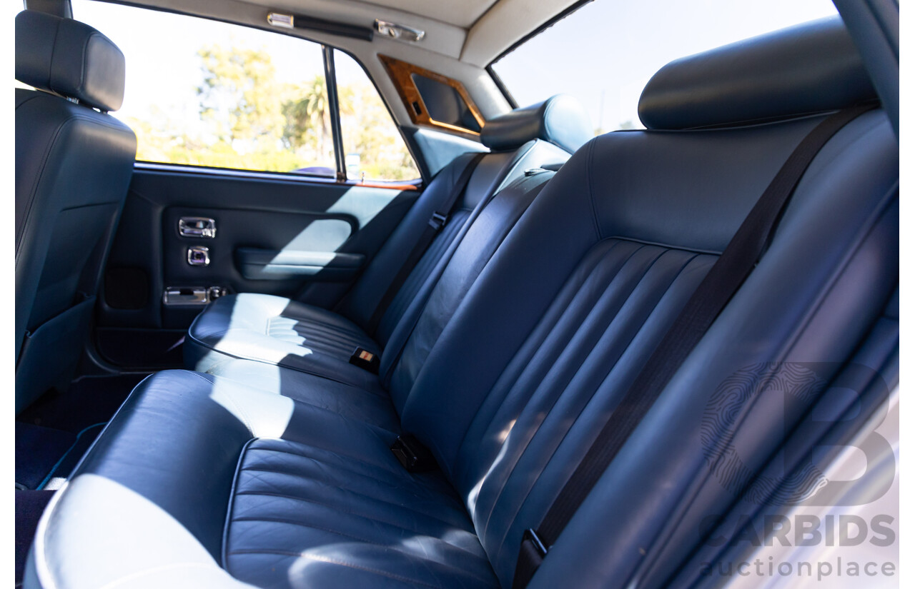 1984 Rolls-Royce Silver Spirit 4d Sedan Twin Carb V8 Georgian Silver Metallic V8 6.8L