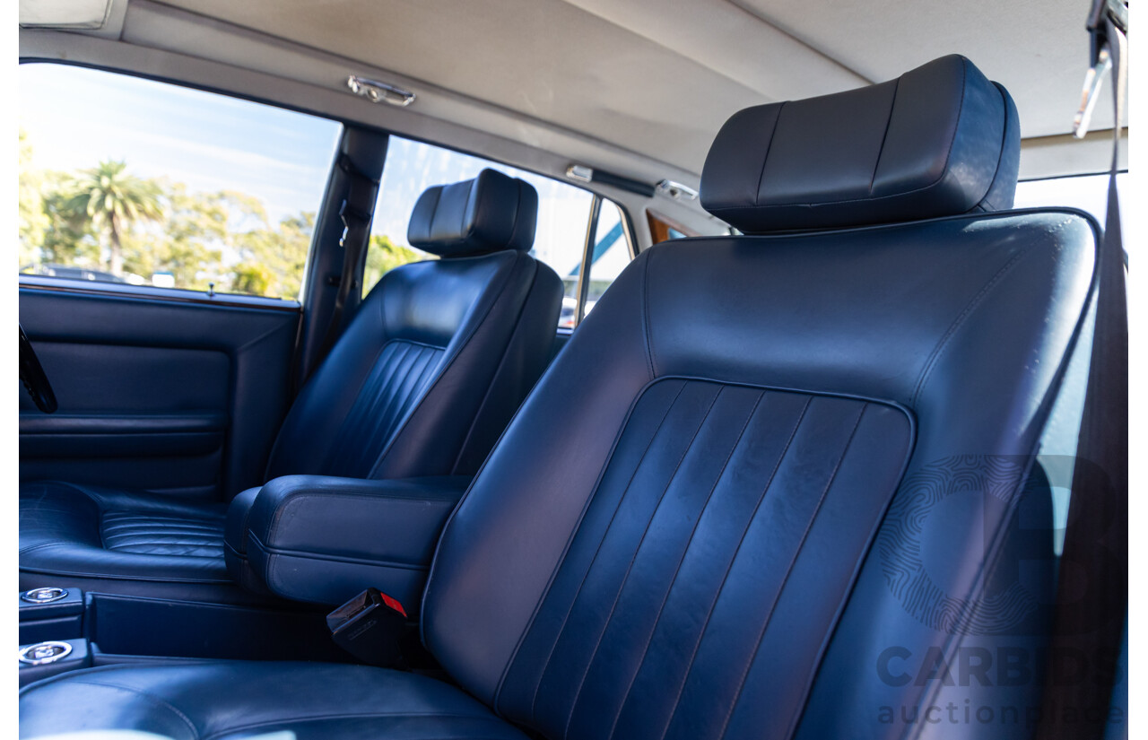 1984 Rolls-Royce Silver Spirit 4d Sedan Twin Carb V8 Georgian Silver Metallic V8 6.8L