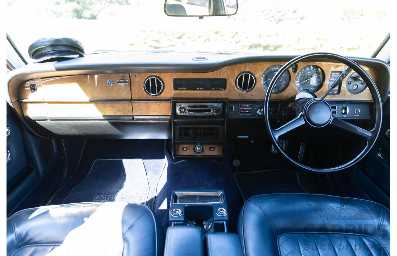 1984 Rolls-Royce Silver Spirit 4d Sedan Twin Carb V8 Georgian Silver Metallic V8 6.8L