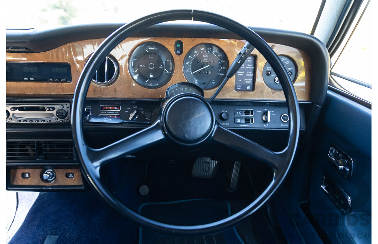 1984 Rolls-Royce Silver Spirit 4d Sedan Twin Carb V8 Georgian Silver Metallic V8 6.8L