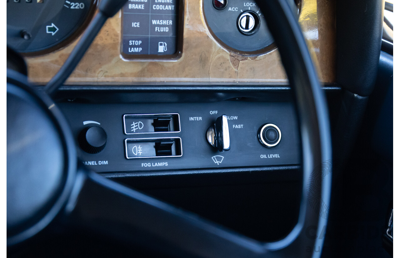 1984 Rolls-Royce Silver Spirit 4d Sedan Twin Carb V8 Georgian Silver Metallic V8 6.8L