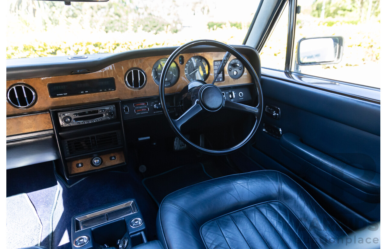 1984 Rolls-Royce Silver Spirit 4d Sedan Twin Carb V8 Georgian Silver Metallic V8 6.8L