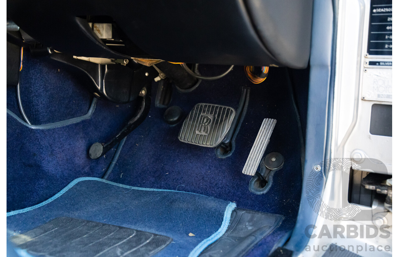 1984 Rolls-Royce Silver Spirit 4d Sedan Twin Carb V8 Georgian Silver Metallic V8 6.8L