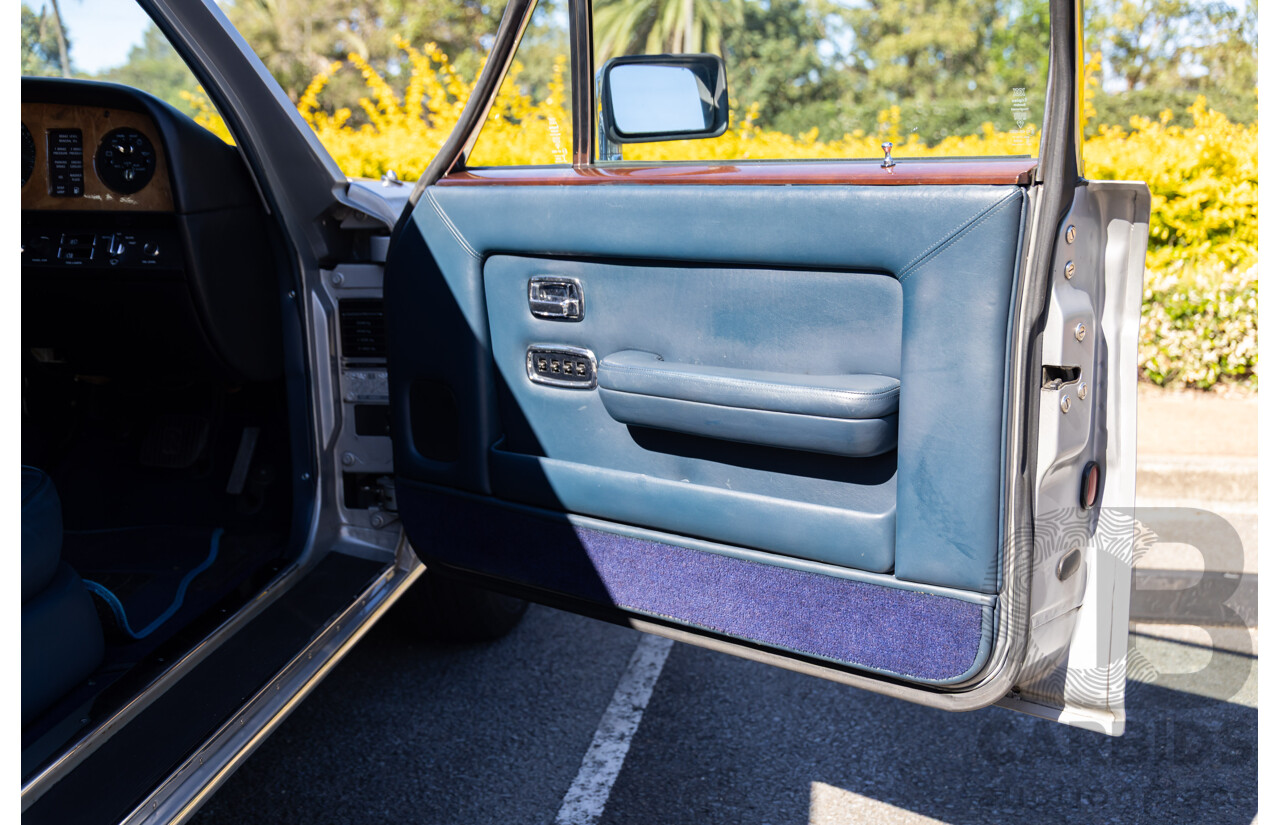 1984 Rolls-Royce Silver Spirit 4d Sedan Twin Carb V8 Georgian Silver Metallic V8 6.8L