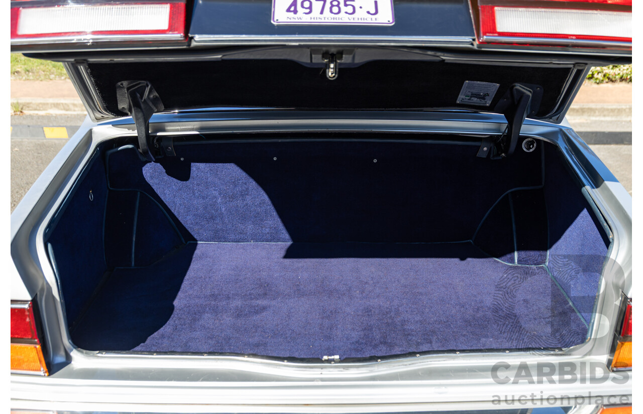 1984 Rolls-Royce Silver Spirit 4d Sedan Twin Carb V8 Georgian Silver Metallic V8 6.8L