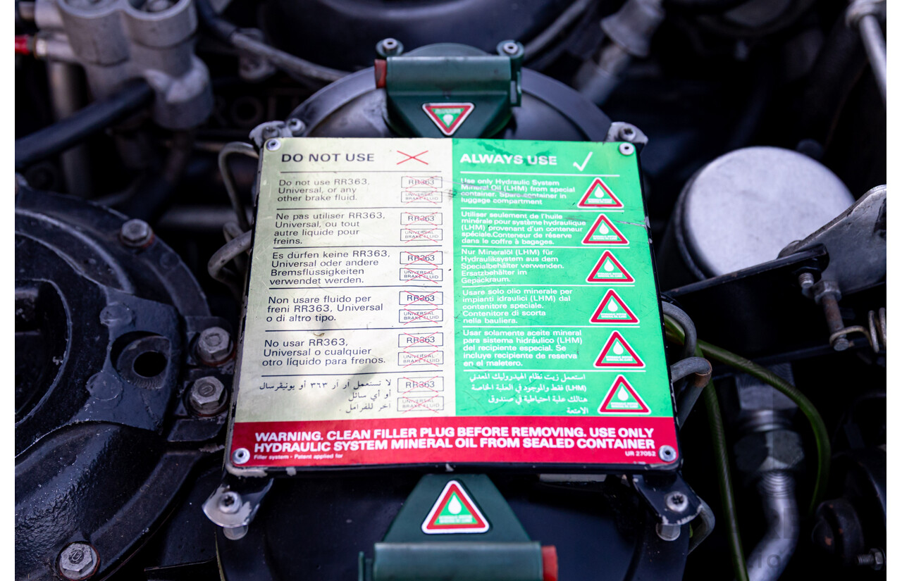 1984 Rolls-Royce Silver Spirit 4d Sedan Twin Carb V8 Georgian Silver Metallic V8 6.8L