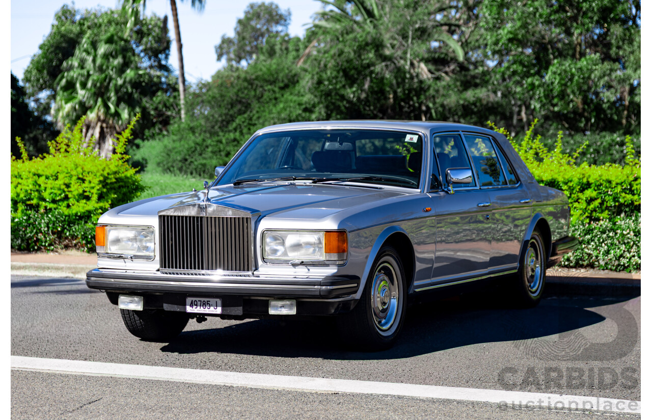 1984 Rolls-Royce Silver Spirit 4d Sedan Twin Carb V8 Georgian Silver Metallic V8 6.8L
