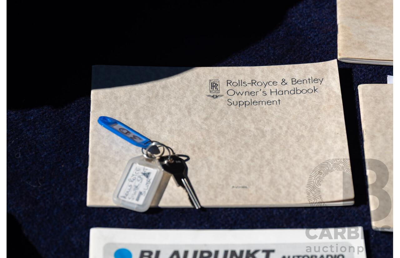 1984 Rolls-Royce Silver Spirit 4d Sedan Twin Carb V8 Georgian Silver Metallic V8 6.8L