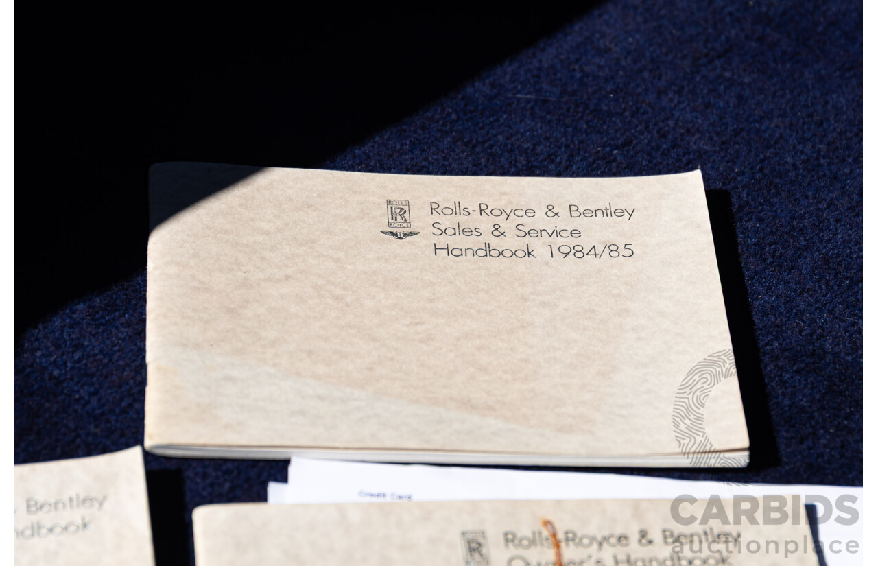 1984 Rolls-Royce Silver Spirit 4d Sedan Twin Carb V8 Georgian Silver Metallic V8 6.8L