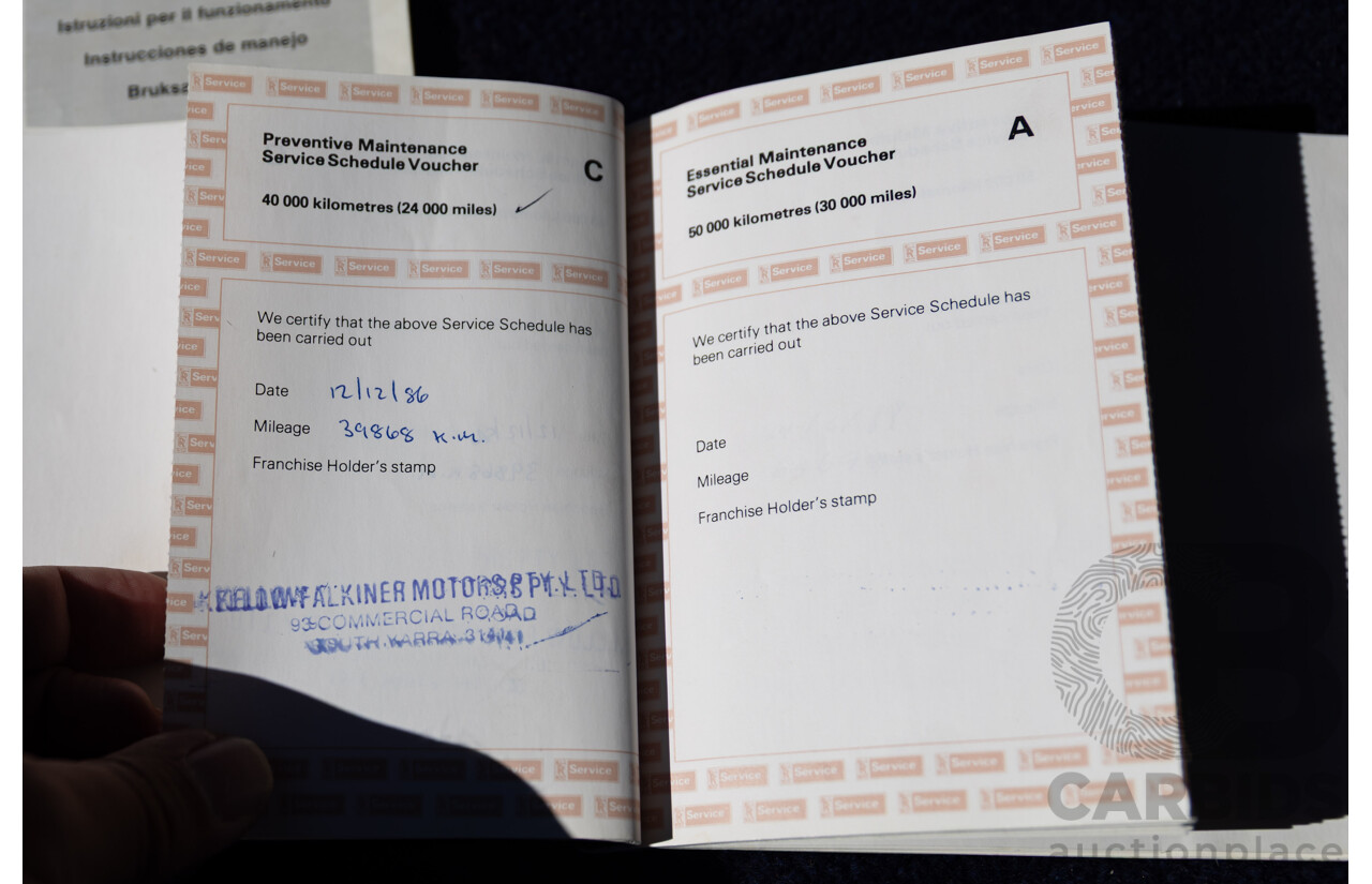 1984 Rolls-Royce Silver Spirit 4d Sedan Twin Carb V8 Georgian Silver Metallic V8 6.8L