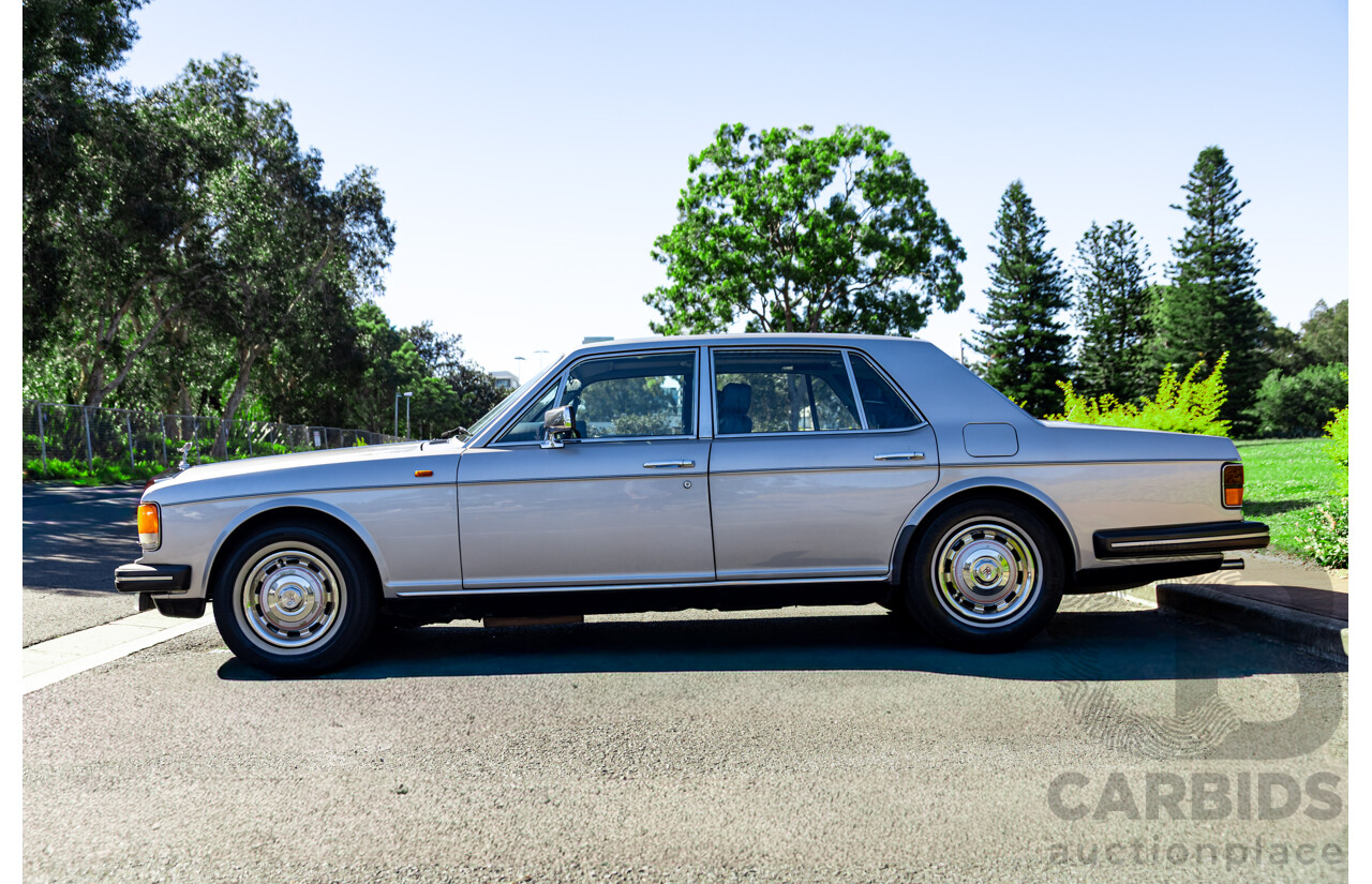 1984 Rolls-Royce Silver Spirit 4d Sedan Twin Carb V8 Georgian Silver Metallic V8 6.8L
