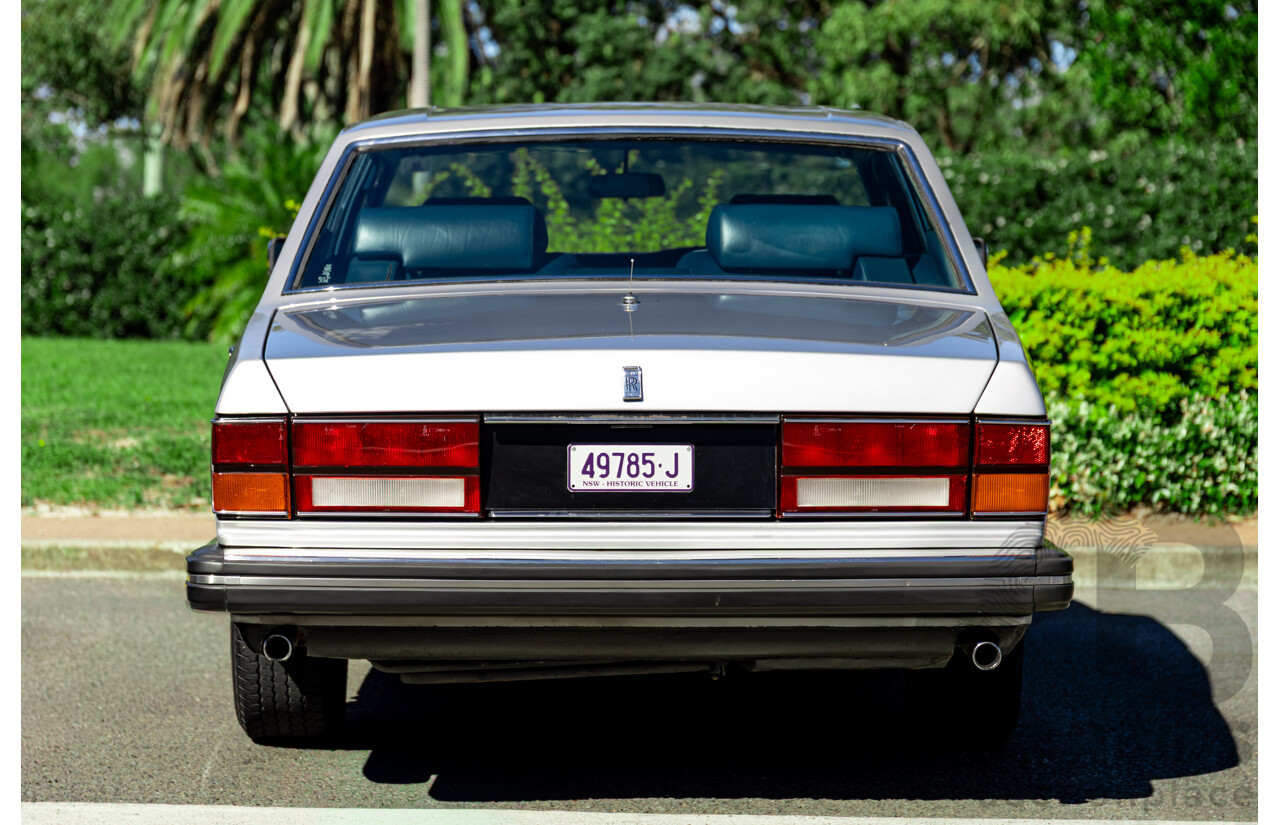 1984 Rolls-Royce Silver Spirit 4d Sedan Twin Carb V8 Georgian Silver Metallic V8 6.8L