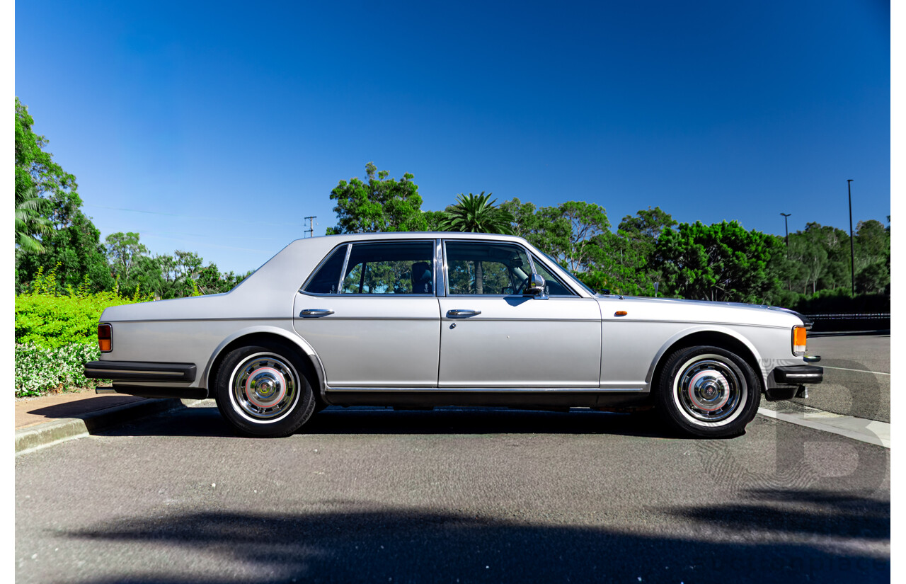 1984 Rolls-Royce Silver Spirit 4d Sedan Twin Carb V8 Georgian Silver Metallic V8 6.8L