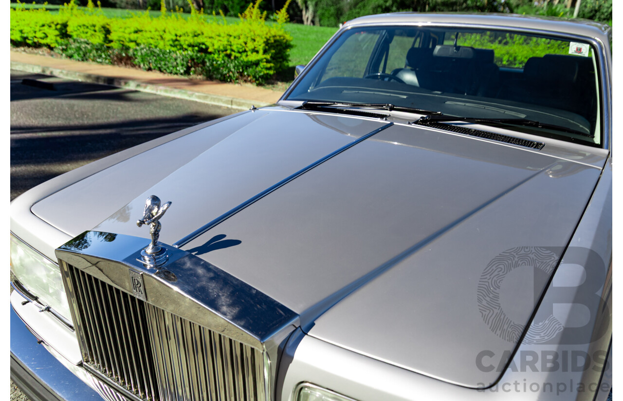 1984 Rolls-Royce Silver Spirit 4d Sedan Twin Carb V8 Georgian Silver Metallic V8 6.8L