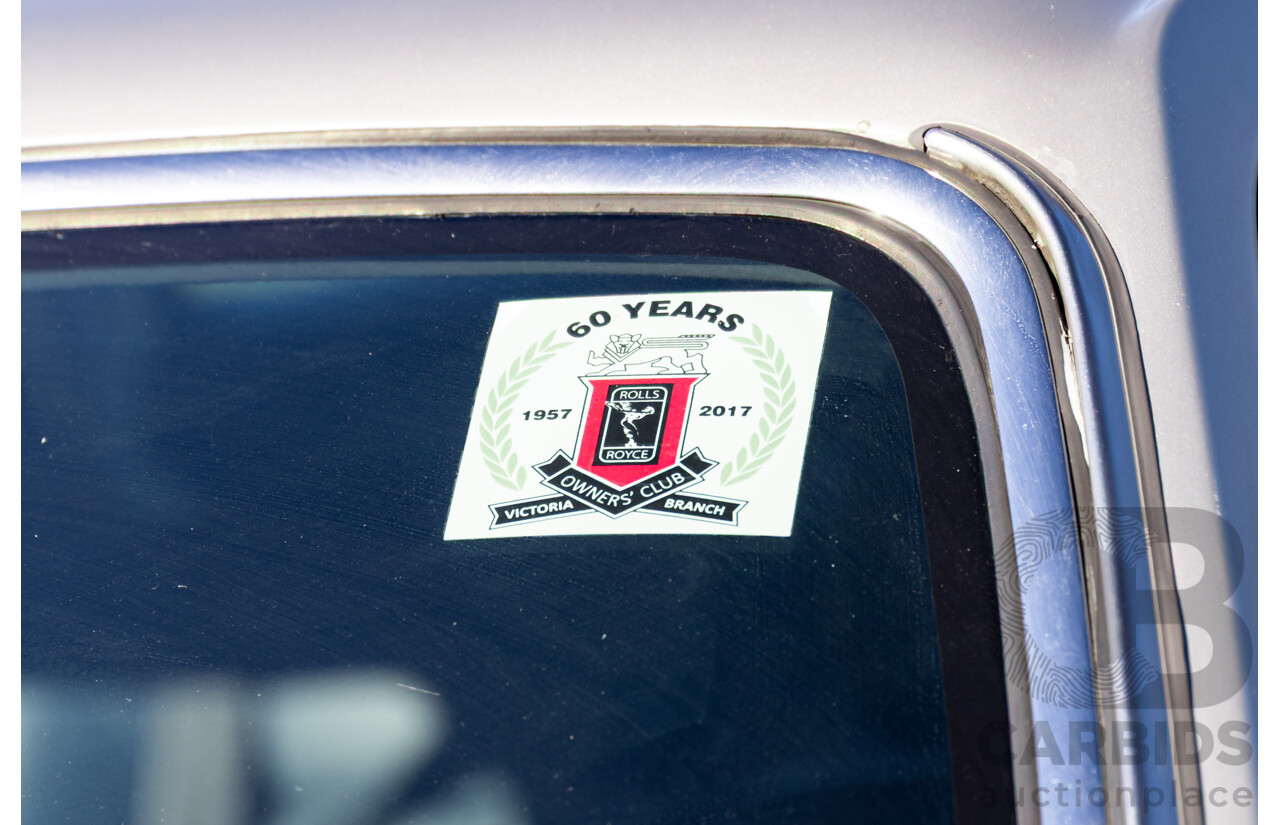 1984 Rolls-Royce Silver Spirit 4d Sedan Twin Carb V8 Georgian Silver Metallic V8 6.8L