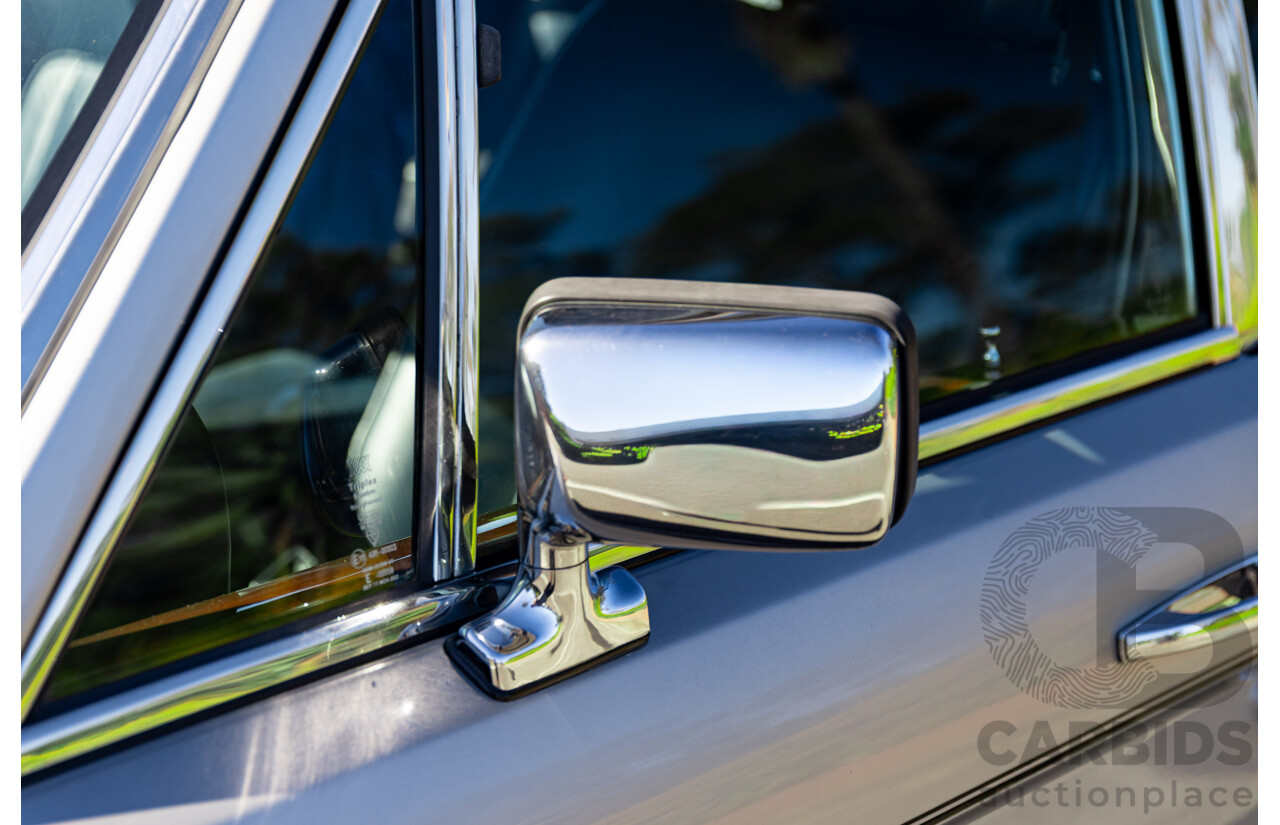 1984 Rolls-Royce Silver Spirit 4d Sedan Twin Carb V8 Georgian Silver Metallic V8 6.8L