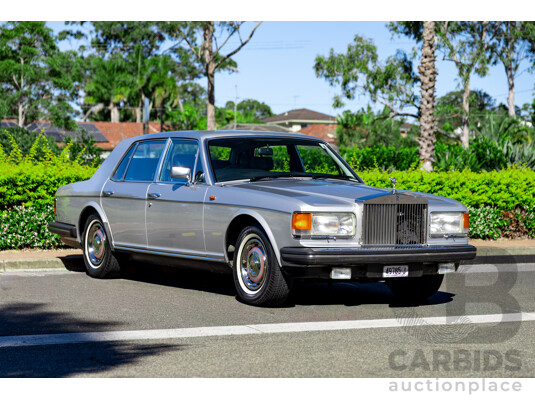 1984 Rolls-Royce Silver Spirit 4d Sedan Twin Carb V8 Georgian Silver Metallic V8 6.8L